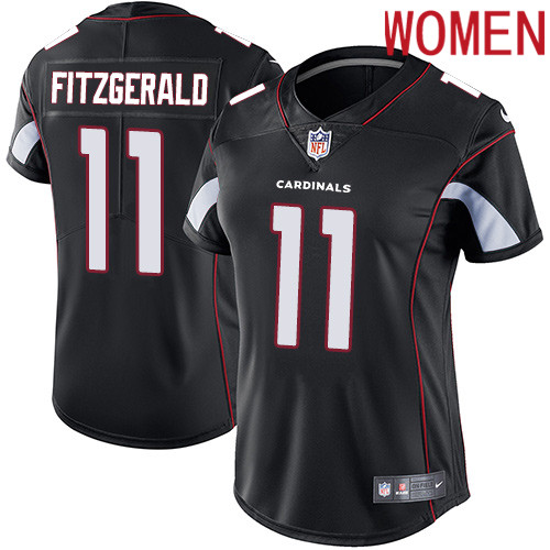 2019 Women Arizona Cardinals 11 Fitzgerald black Nike Vapor Untouchable Limited NFL Jersey